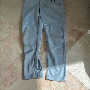 Under Armour Light Gray baseball pants